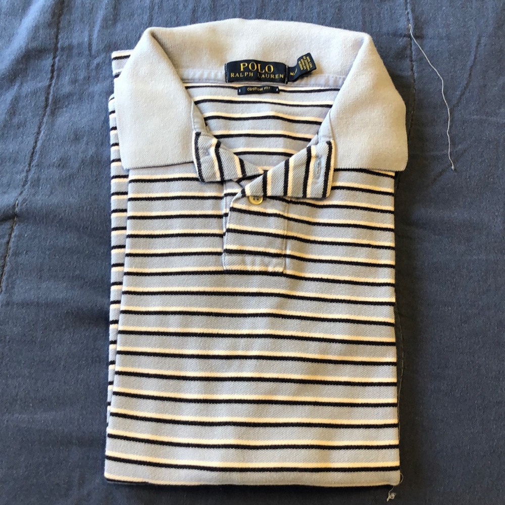 Polo Ralph Lauren Custom Fit Striped Polo Shirt